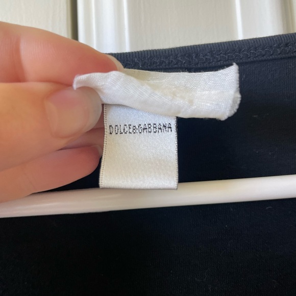 Vintage Dolce & Gabbana Long Sleeve Bedazzled Top - Picture 4 of 6